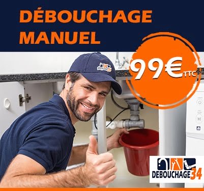 tarif prix debouchage WC Montpellier 99 euros